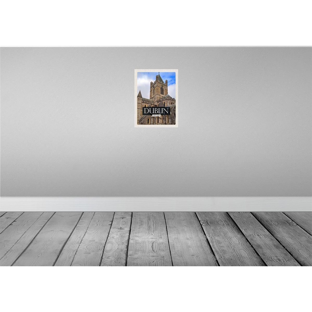 [LA-129769] Blechschild 30x20 cm Dublin Ireland Castle Reiseziel Bildmotiv Reisemotiv Abenteuer Reisen Urlaub Bild 2