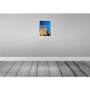 [LA-129788] Blechschild 30x20 cm Florence Italy Retro Uhrturm Toscana Bildmotiv Reisemotiv Abenteuer Reisen Urlaub Bild 2