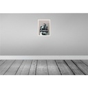 [LA-129791-H] Holzschild 30x20 cm Florence Italy wehmütiger Engel Statue Bildmotiv Reisemotiv Abenteuer Reisen Bild 2