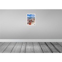[LA-129823-H] Holzschild 30x20 cm Naples Italy Neapel Panorama Himmel Bildmotiv Reisemotiv Abenteuer Reisen Bild 2