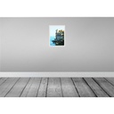 [LA-129825] Blechschild 30x20 cm Naples Italy Neapel Panorama Meer Bildmotiv Reisemotiv Abenteuer Reisen Urlaub Bild 2