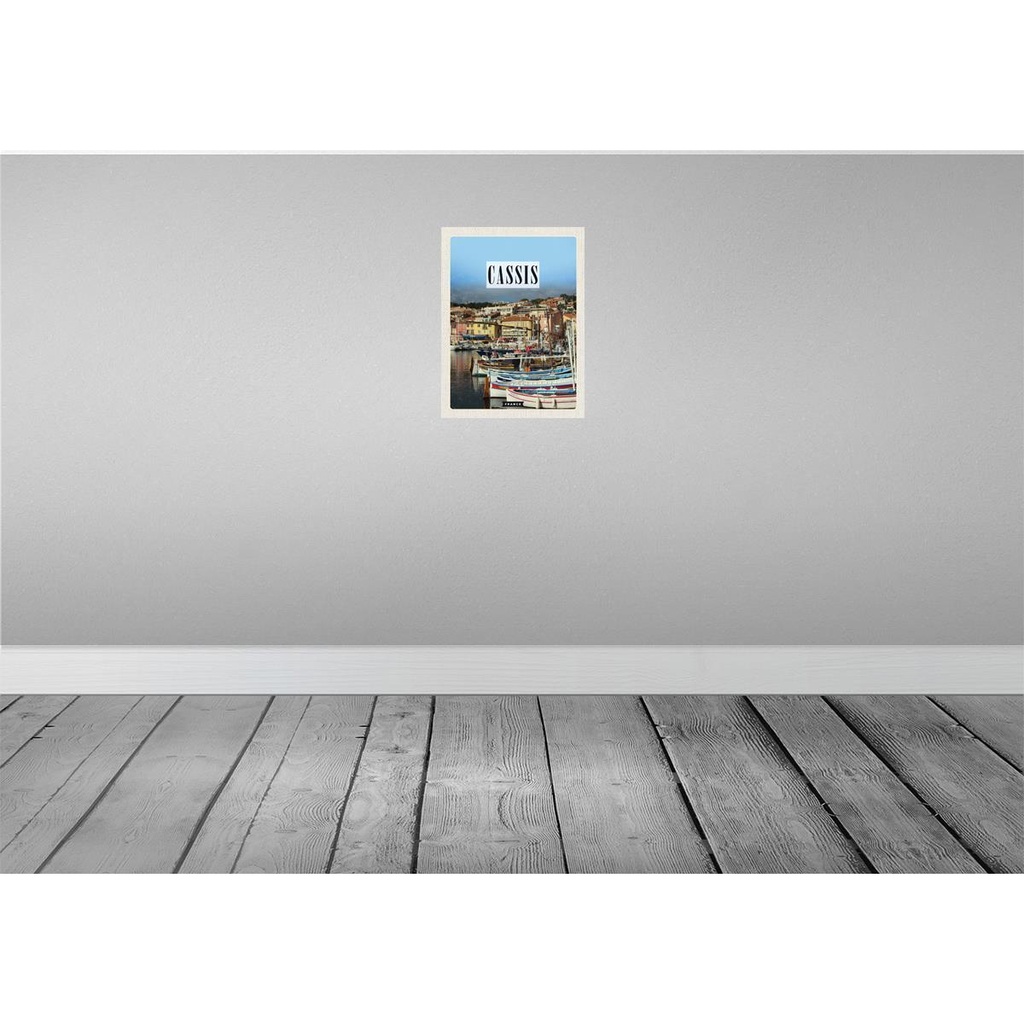 [LA-129899] Blechschild 30x20 cm Cassis France Altstadt Meer Bildmotiv Reisemotiv Abenteuer Reisen Urlaub Bild 2
