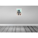[LA-129901] Blechschild 30x20 cm Retro Château de Chambord Schloss Bildmotiv Reisemotiv Abenteuer Reisen Urlaub Bild 2