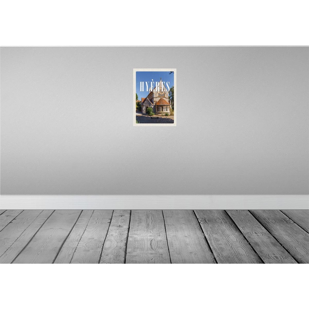 [LA-129920] Blechschild 30x20 cm Hyères France Hafenstadt Bildmotiv Reisemotiv Abenteuer Reisen Urlaub Bild 2