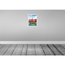 [LA-129932-H] Holzschild 30x20 cm Menton France Provence Stadt Bildmotiv Reisemotiv Abenteuer Reisen Bild 2