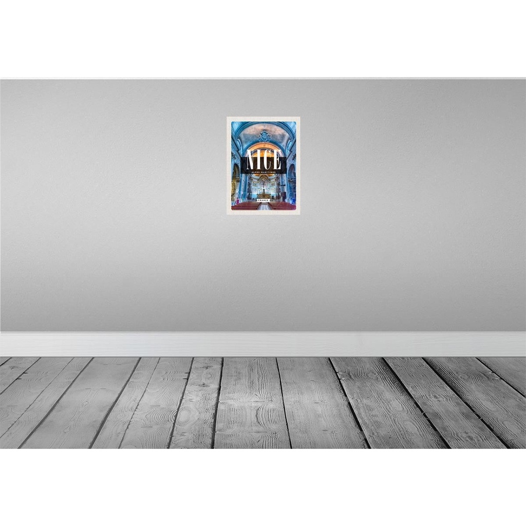 [LA-129938] Blechschild 30x20 cm Nice Alpes Maritimes France Bildmotiv Reisemotiv Abenteuer Reisen Urlaub Bild 2