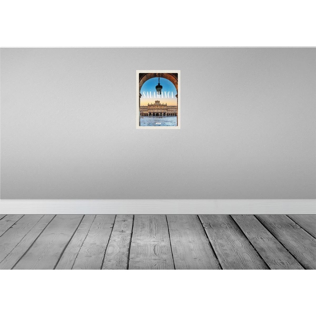 [LA-129949] Blechschild 30x20 cm Salamanca Spain Architektur Bildmotiv Reisemotiv Abenteuer Reisen Urlaub Häuser Bild 2