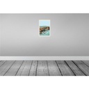 [LA-129995-H] Holzschild 30x20 cm Grimaud France Meer Bildmotiv Reisemotiv Abenteuer Reisen Bild 2