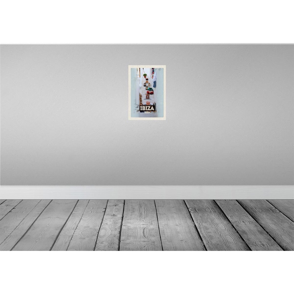 [LA-129996-H] Holzschild 30x20 cm Ibiza Spain Meer Bildmotiv Reisemotiv Abenteuer Reisen Bild 2