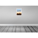 [LA-130003] Blechschild 30x20 cm Madrid Spain Retro Malerisches Bild Bildmotiv Reisemotiv Abenteuer Reisen Urlaub Bild 2