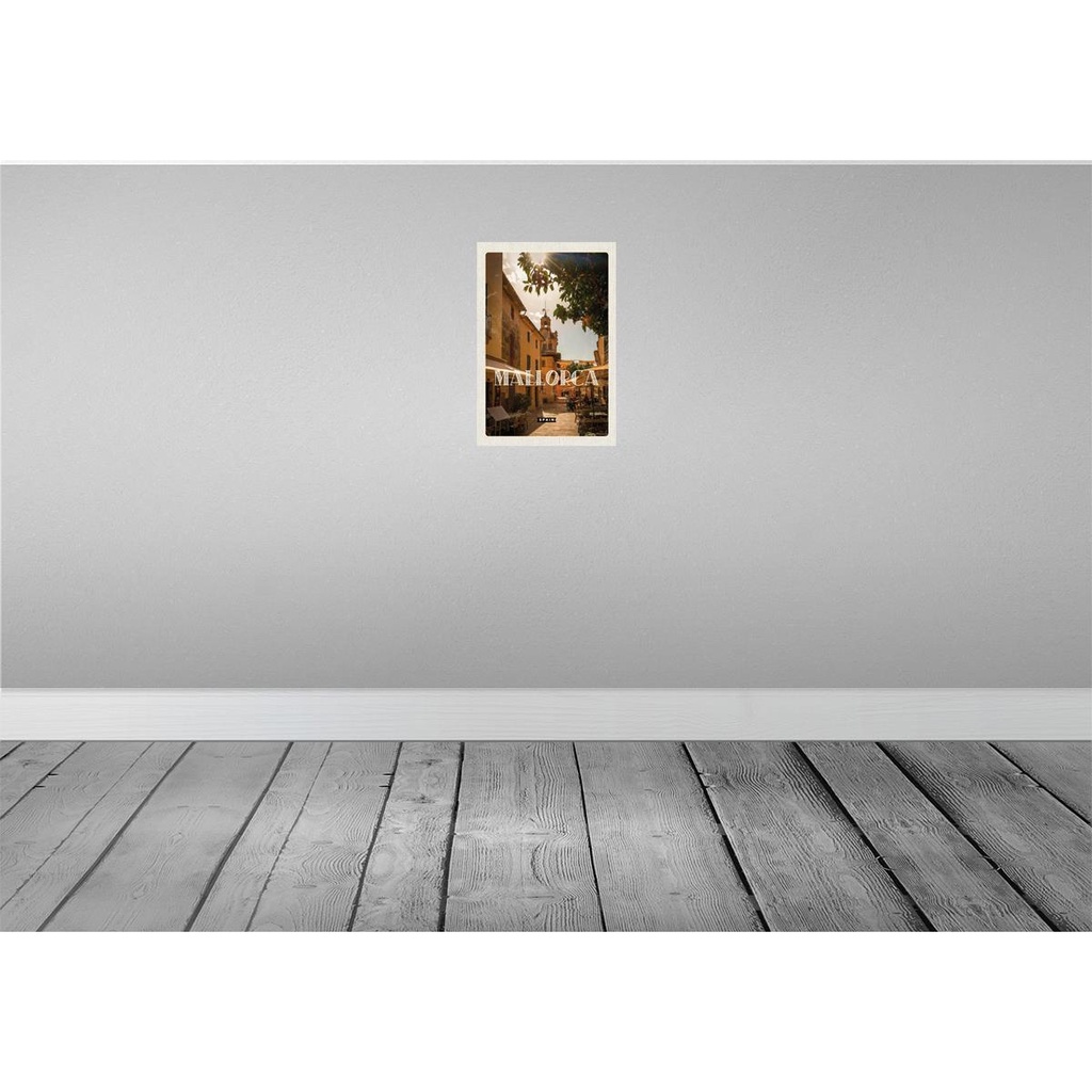 [LA-130005] Blechschild 30x20 cm Mallorca Spain Urlaubsort Altstadt Bildmotiv Reisemotiv Abenteuer Reisen Urlaub Bild 2