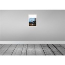 [LA-130013-H] Holzschild 30x20 cm Normandy France weiße Felse Meer Bildmotiv Reisemotiv Abenteuer Reisen Bild 2
