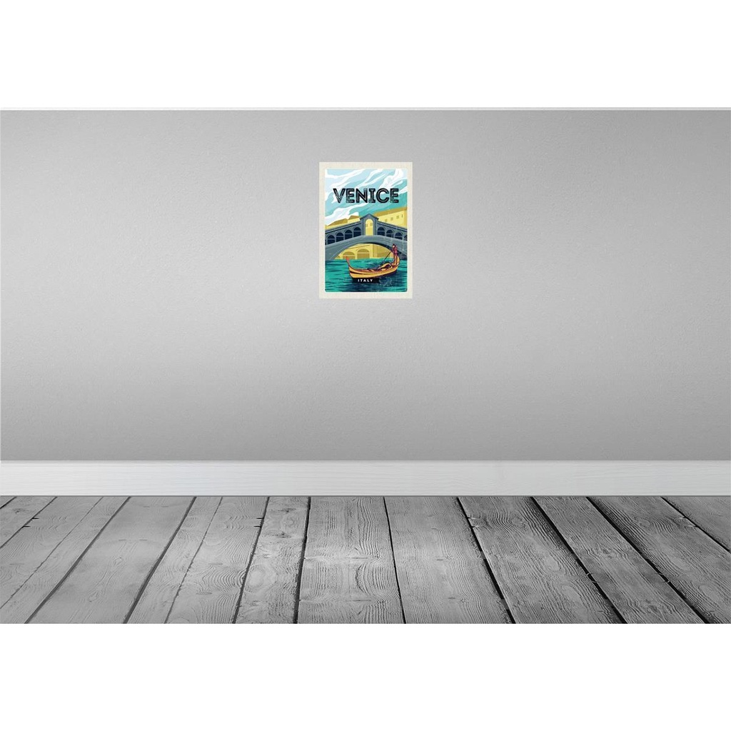 [LA-130033-H] Holzschild 30x20 cm Venica Italy malerisches Foto Bildmotiv Reisemotiv Abenteuer Reisen Bild 2