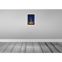 [LA-130068] Blechschild 30x20 cm Paris France Eiffelturm Nacht Lichter Abenteuer Reisen Urlaub Bild 2