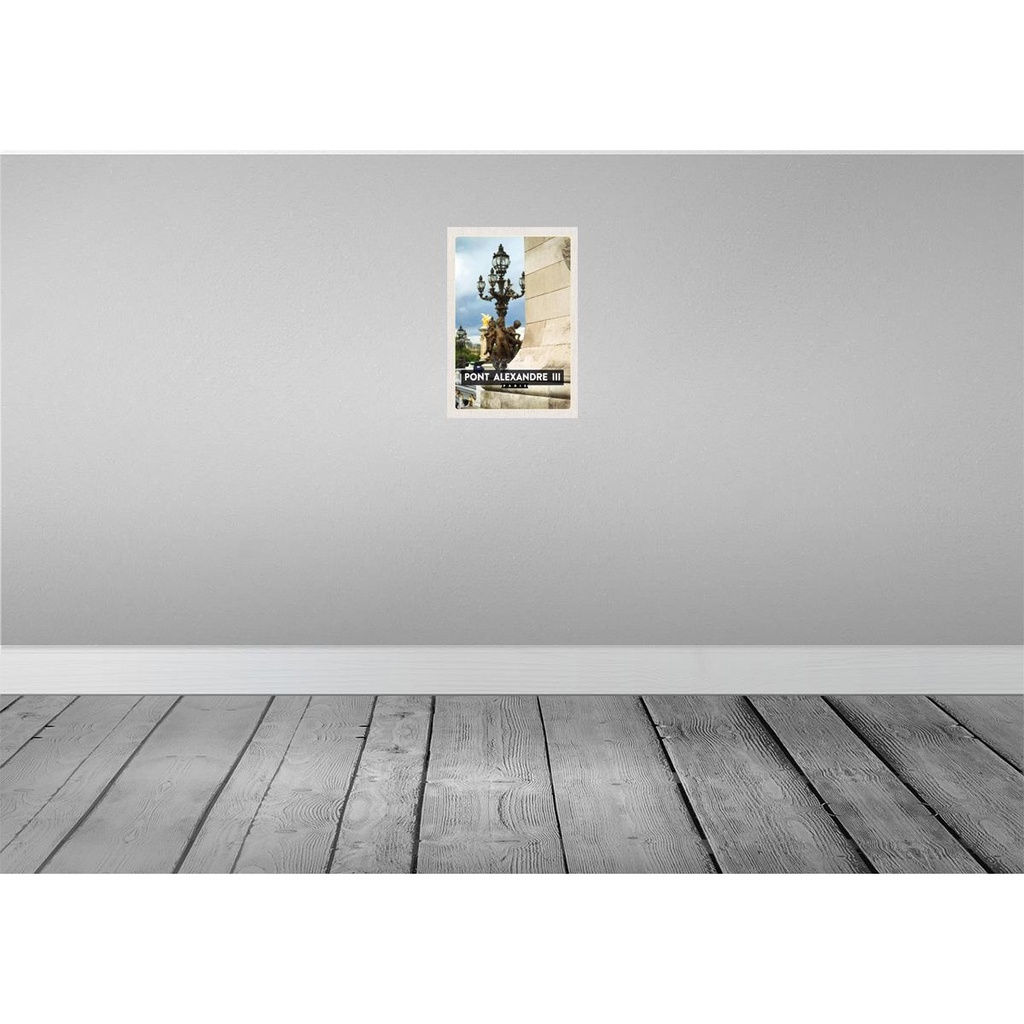 [LA-130069] Blechschild 30x20 cm Point Alexander III Paris Reiseziel Bildmotiv Reisemotiv Abenteuer Reisen Urlaub Bild 2