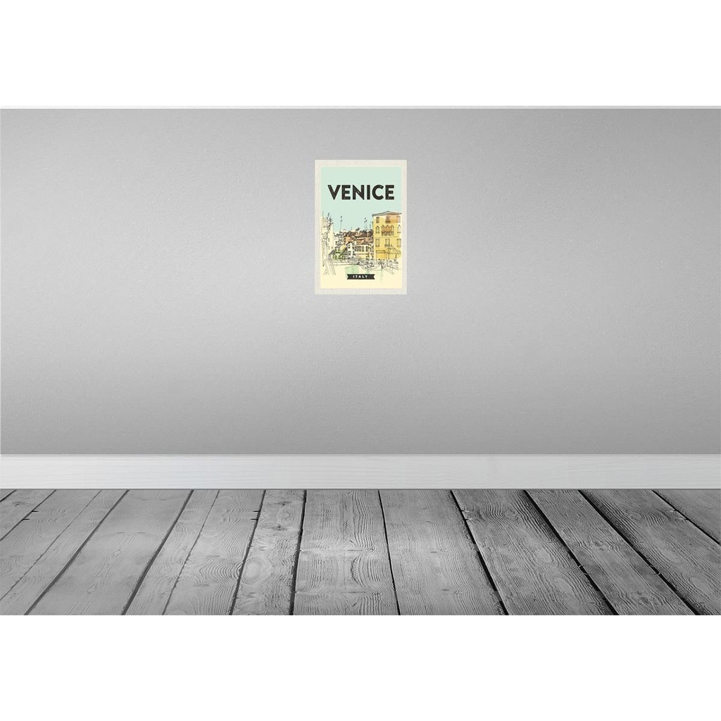 [LA-130076] Blechschild 30x20 cm Venice Italy malerisches Bild Bildmotiv Reisemotiv Abenteuer Reisen Urlaub Bild 2