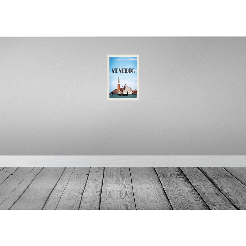 [LA-130110-H] Holzschild 30x20 cm Venedig Italy Tourismus Poster Bildmotiv Reisemotiv Abenteuer Reisen Bild 2