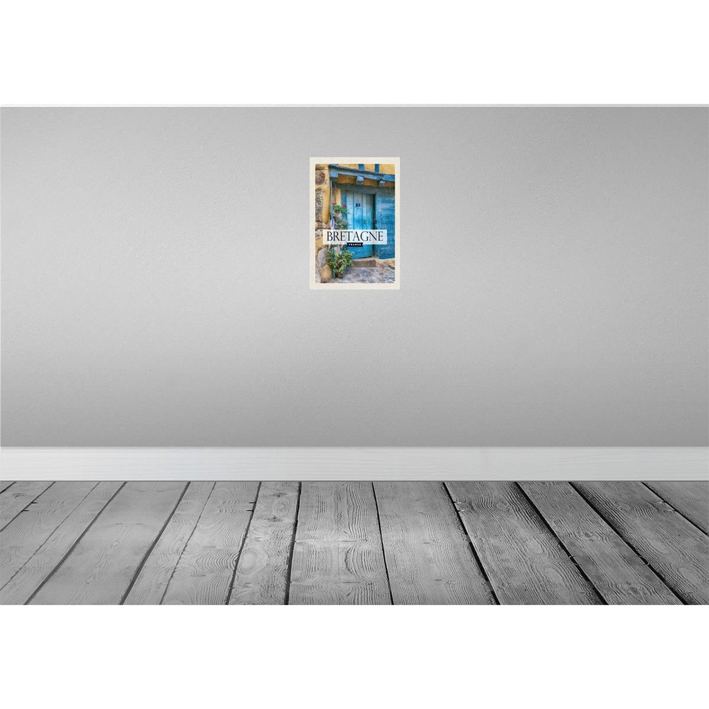 [LA-130117-H] Holzschild 30x20 cm Bretagne France Holztür 7 Bildmotiv Reisemotiv Abenteuer Reisen Bild 2