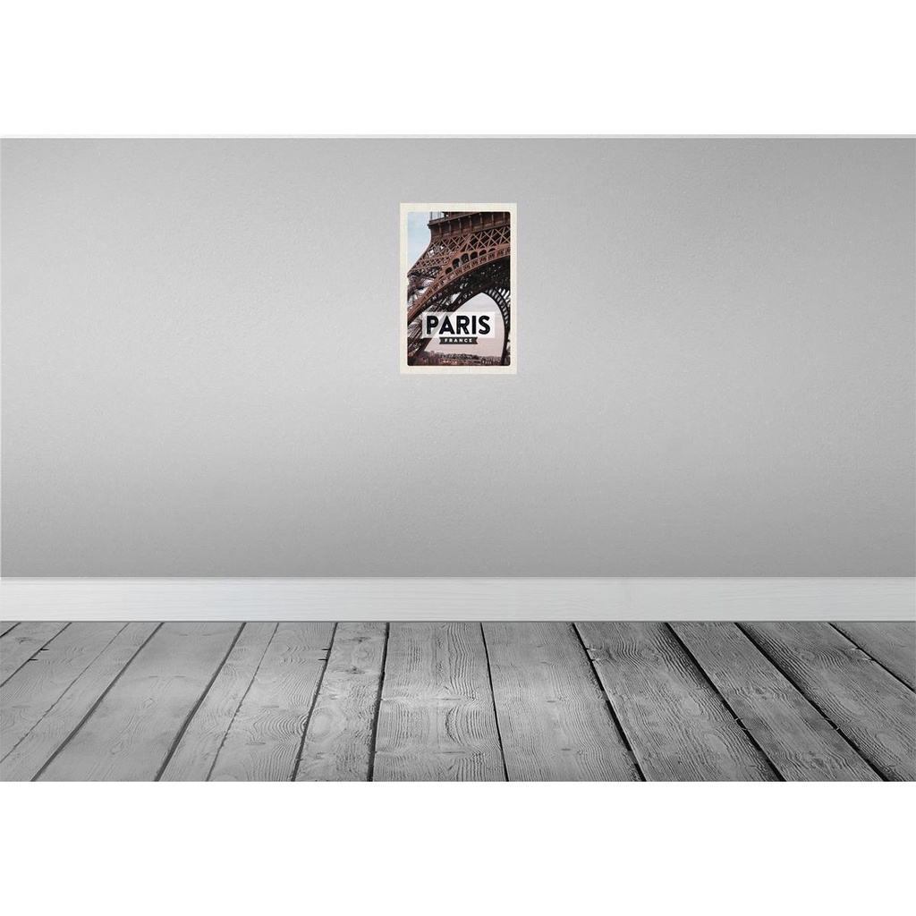[LA-130155] Blechschild 30x20 cm Paris France Reiseziel Tourismus Bildmotiv Reisemotiv Abenteuer Reisen Urlaub Bild 2