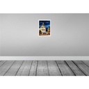 [LA-130166-H] Holzschild 30x20 cm Madrid Spain Retro Nacht Poster Bildmotiv Reisemotiv Abenteuer Reisen Bild 2