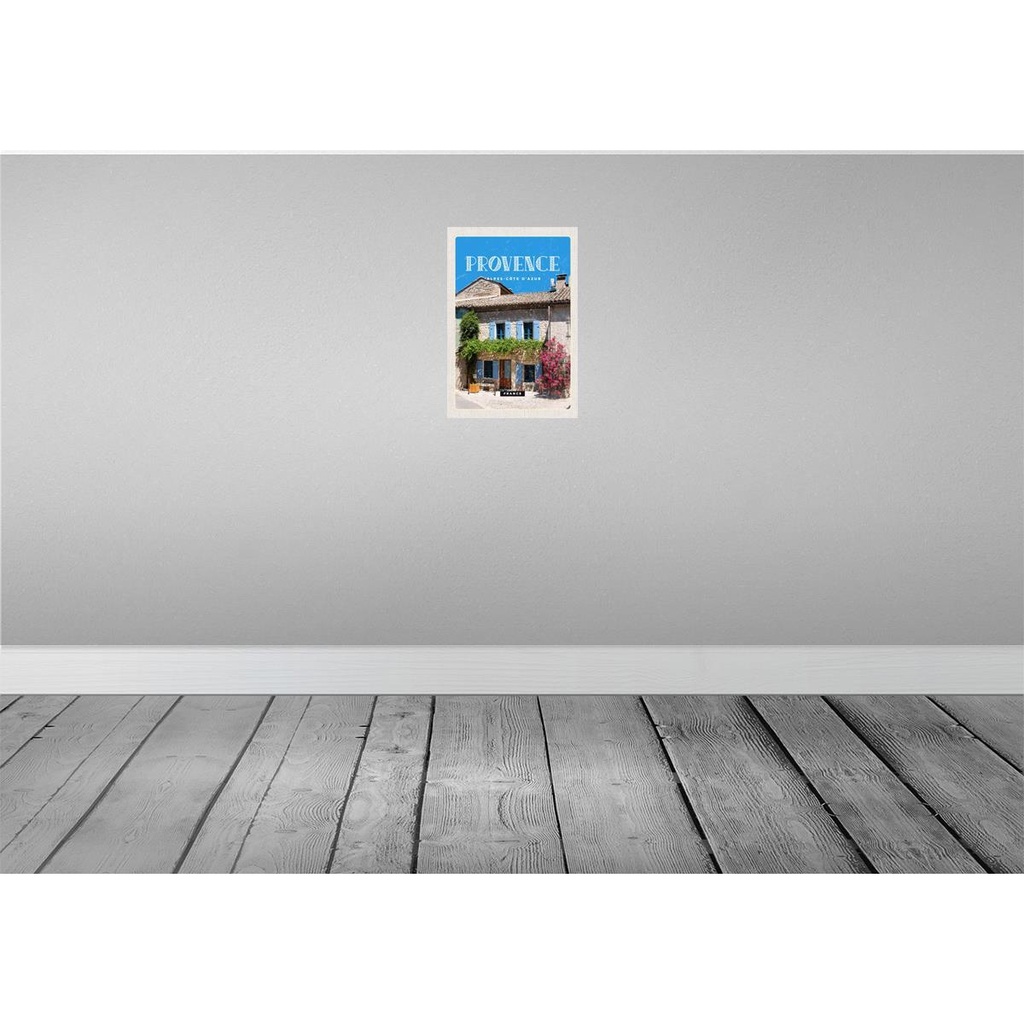 [LA-130172] Blechschild 30x20 cm Provence alpes-sote d´azur Altstadt Bildmotiv Reisemotiv Abenteuer Reisen Urlaub Bild 2