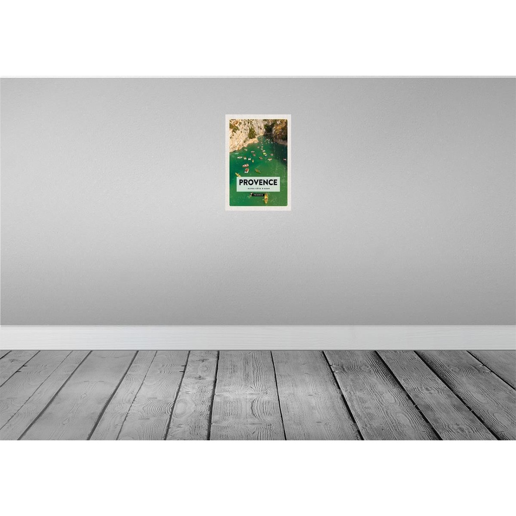 [LA-130196-H] Holzschild 30x20 cm Provence cote d'azur France Bildmotiv Reisemotiv Abenteuer Reisen Bild 2