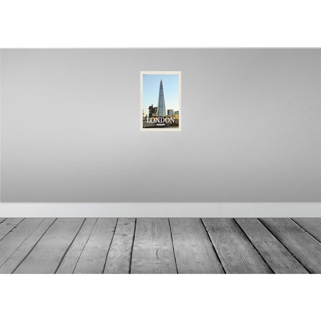 [LA-130226-H] Holzschild 30x20 cm London Stadt United Kingdom Bildmotiv Reisemotiv Abenteuer Reisen Bild 2