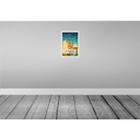 [LA-130243-H] Holzschild 30x20 cm Paris Frankreich Eiffelturm Kunst Bild 2
