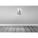 [LA-130287] Blechschild 30x20 cm Paris Frankreich Eiffelturm Schnee Abenteuer Reisen Urlaub Bild 2