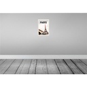 [LA-130299] Blechschild 30x20 cm Paris Frankreich Eiffelturm Tourismus Abenteuer Reisen Urlaub Bild 2
