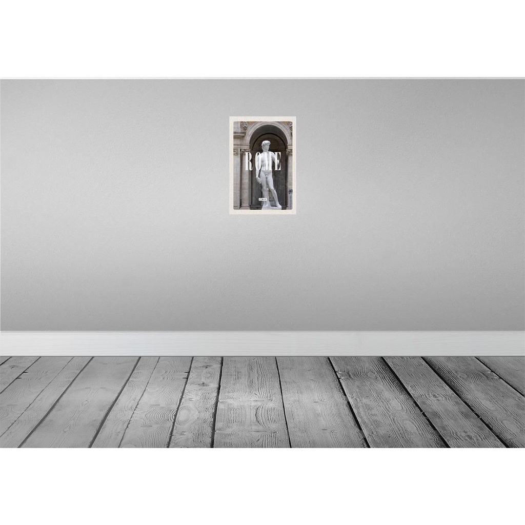 [LA-130307] Blechschild 30x20 cm Rom Italien Statue Reiseziel Bildmotiv Reisemotiv Abenteuer Reisen Urlaub Bild 2