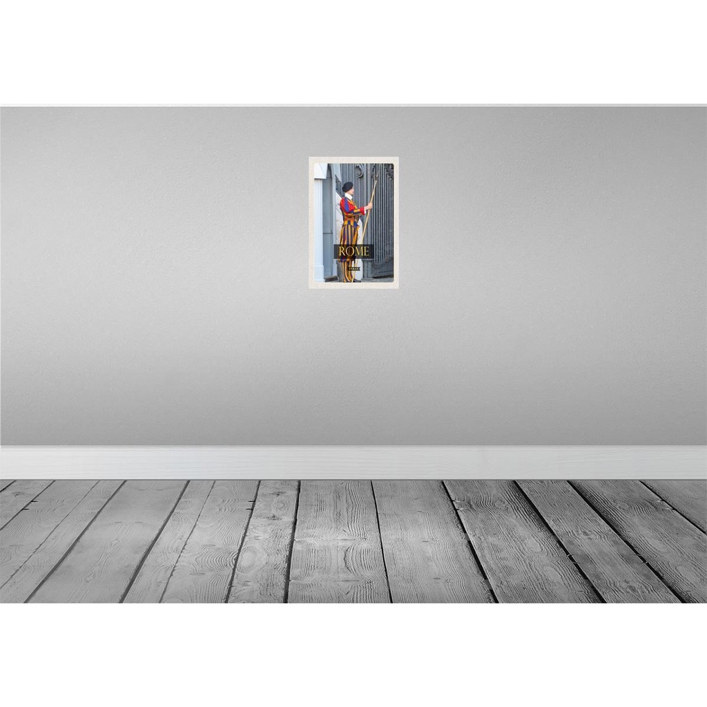 [LA-130310] Blechschild 30x20 cm Rom Italien Wachmann Trip Bildmotiv Reisemotiv Abenteuer Reisen Urlaub Bild 2