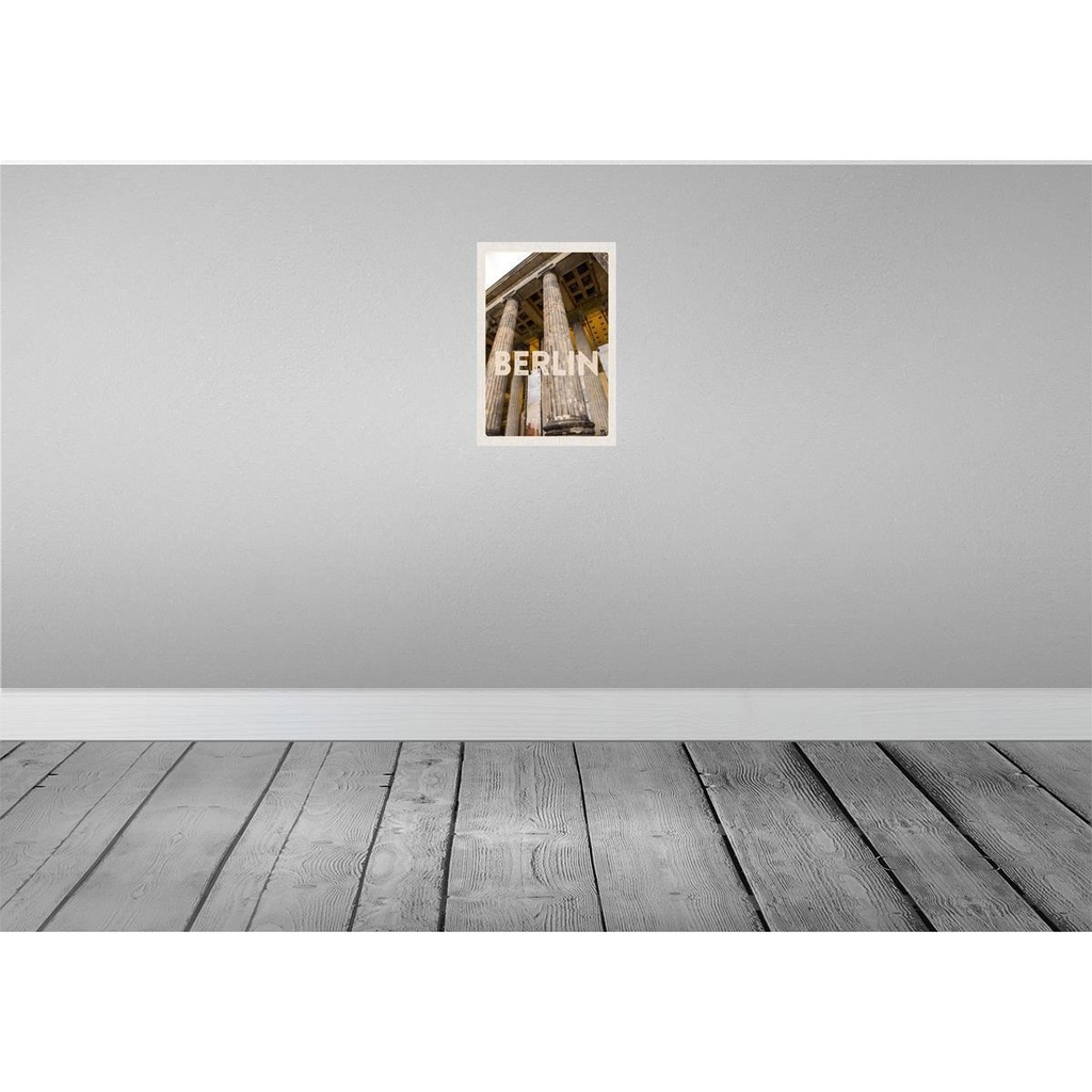 [LA-130341] Blechschild 30x20 cm Berlin DE Brandenburger Tor Bildmotiv Reisemotiv Abenteuer Reisen Urlaub Bild 2