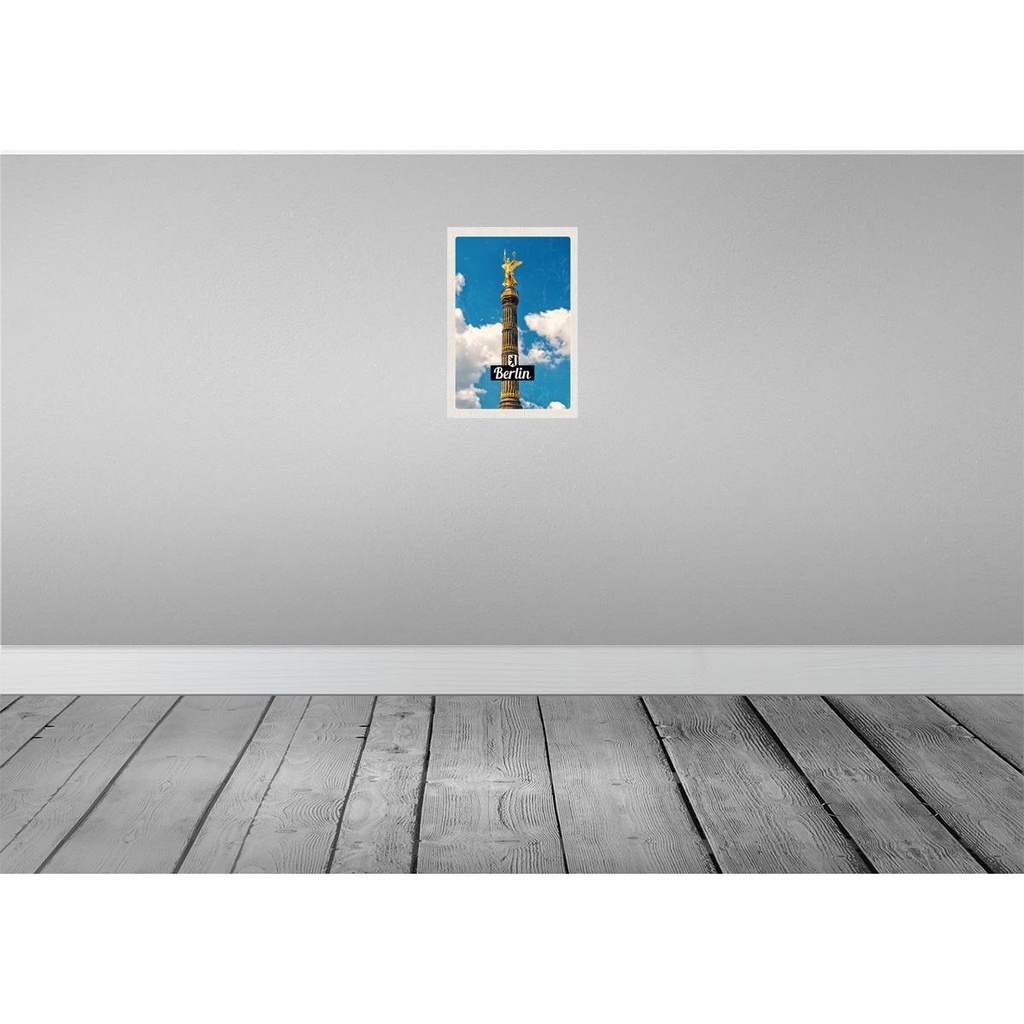 [LA-130349] Blechschild 30x20 cm Berlin DE Reiseziel Siegessäule Bildmotiv Reisemotiv Abenteuer Reisen Urlaub Bild 2