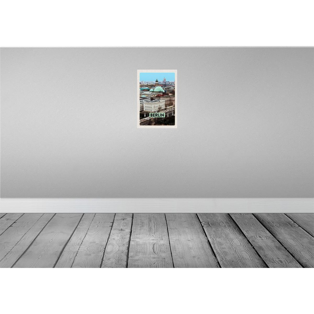 [LA-130361] Blechschild 30x20 cm Berlin Deutschland Aussicht Bildmotiv Reisemotiv Abenteuer Reisen Urlaub Bild 2