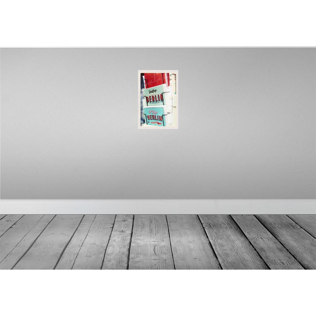 [LA-130372] Blechschild 30x20 cm Berlin Deutschland Postkarte Bildmotiv Reisemotiv Abenteuer Reisen Urlaub Bild 2
