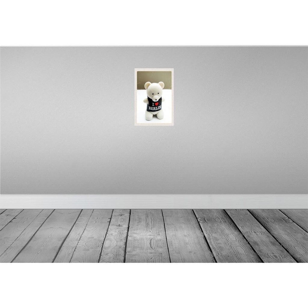 [LA-130379] Blechschild 30x20 cm Berlin Deutschland Eisbär Knut Bildmotiv Reisemotiv Abenteuer Reisen Urlaub Bild 2