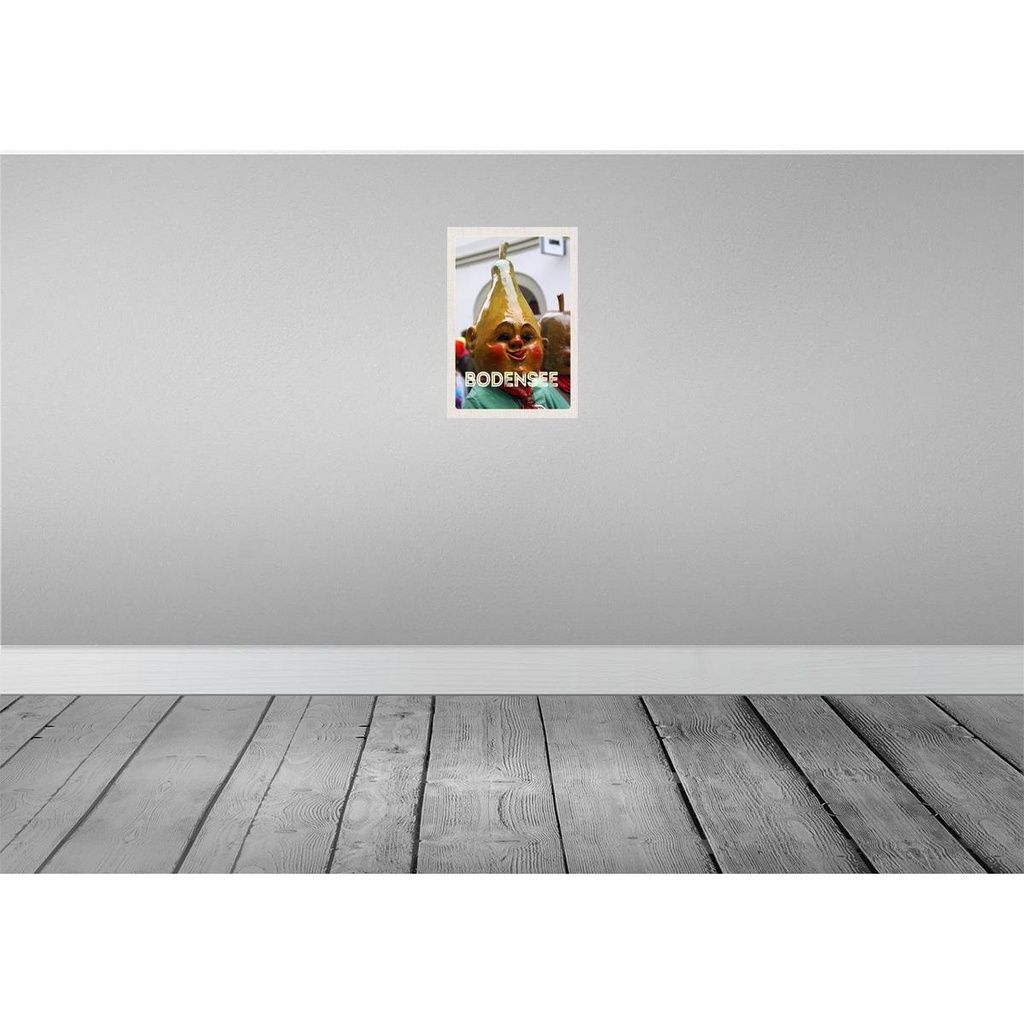 [LA-130386-H] Holzschild 30x20 cm Bodensee Deutschland Gemälde Bildmotiv Reisemotiv Abenteuer Reisen Bild 2