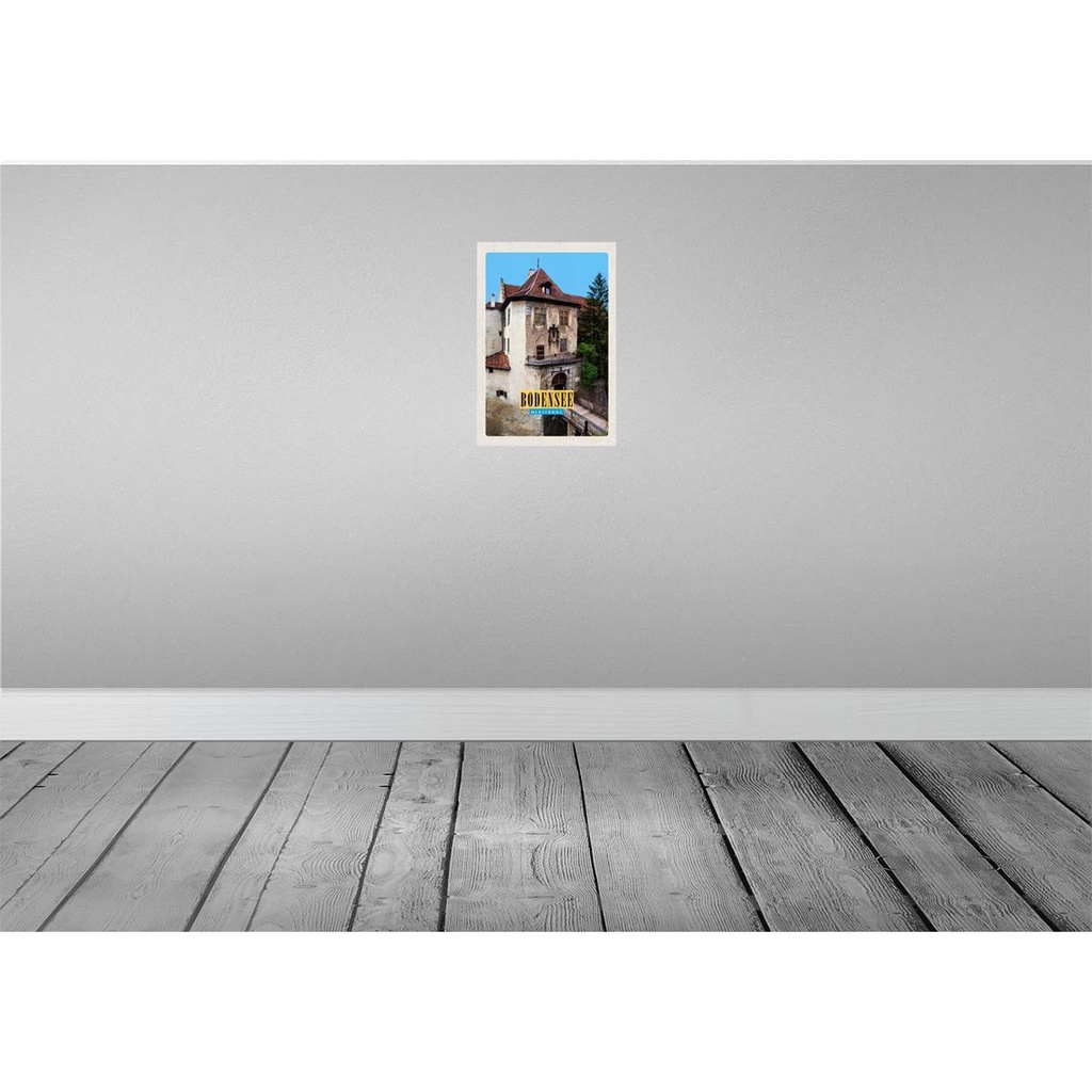 [LA-130392-H] Holzschild 30x20 cm Bodensee Deutschland Merseburg Bildmotiv Reisemotiv Abenteuer Reisen Bild 2