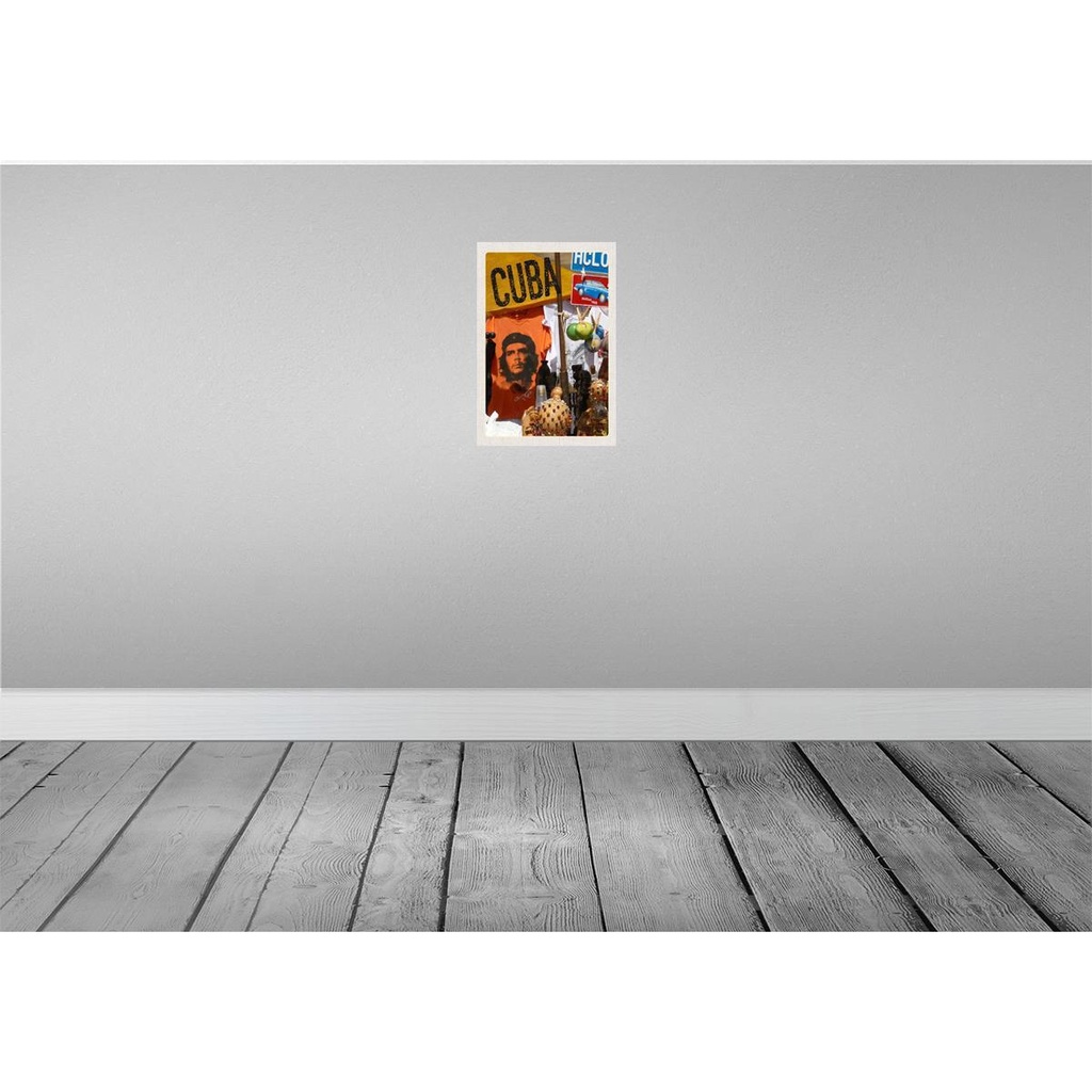 [LA-130412-H] Holzschild 30x20 cm Cuba Karibik Che Guevara Havanna Club Bildmotiv Reisemotiv Abenteuer Reisen Bild 2