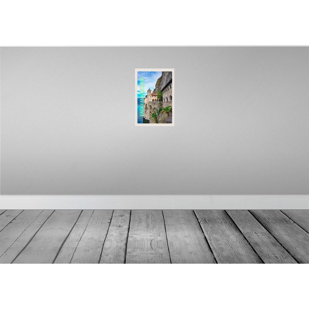 [LA-130477-H] Holzschild 30x20 cm Isola Bella Borromäische Inseln Bildmotiv Reisemotiv Abenteuer Reisen Bild 2
