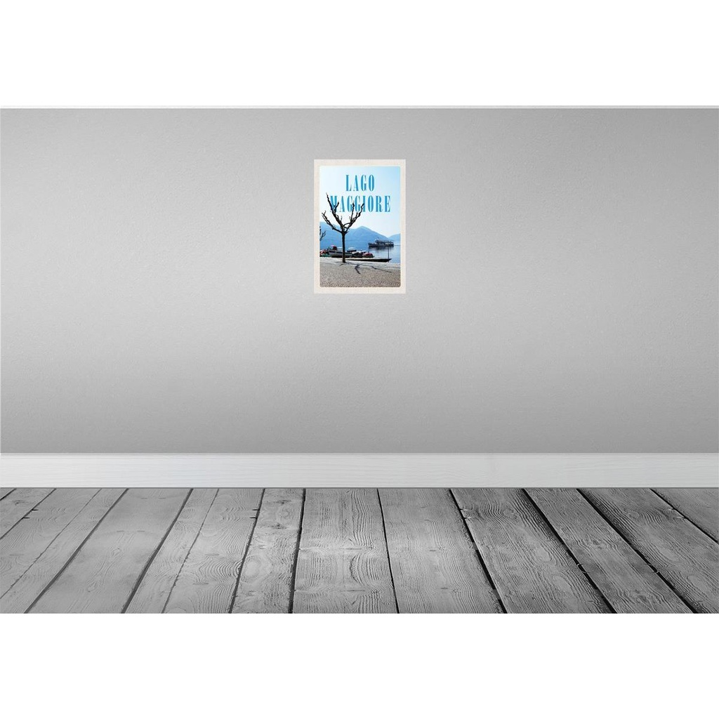 [LA-130488] Blechschild 30x20 cm Lago Maggiore Boote Schifftour Meer Bildmotiv Reisemotiv Abenteuer Reisen Urlaub Bild 2