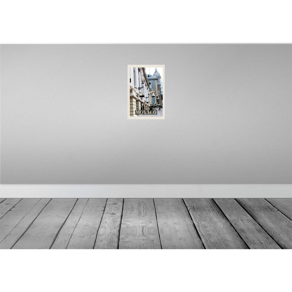 [LA-130494] Blechschild 30x20 cm Monaco Frankreich Schiff Luxusstadt Abenteuer Reisen Urlaub Bild 2