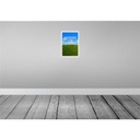 [LA-130502] Blechschild 30x20 cm Nordsee Wolken Wiese Schafe Natur Bildmotiv Reisemotiv Abenteuer Reisen Urlaub Bild 2