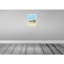 [LA-130506] Blechschild 30x20 cm Nordsee Strand Stranhäusschen Sonner Bildmotiv Reisemotiv Abenteuer Reisen Urlaub Bild 2