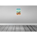 [LA-130509] Blechschild 30x20 cm Nordsee Strand Meer Flaschenpost Bildmotiv Reisemotiv Abenteuer Reisen Urlaub Bild 2