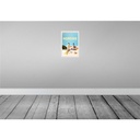 [LA-130510-H] Holzschild 30x20 cm Nordsee Leuchtturm Strand Seestern Bildmotiv Reisemotiv Abenteuer Reisen Bild 2