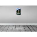 [LA-130520] Blechschild 30x20 cm Norwegen Yacht Gebirge Meer Natur Bildmotiv Reisemotiv Abenteuer Reisen Urlaub Bild 2