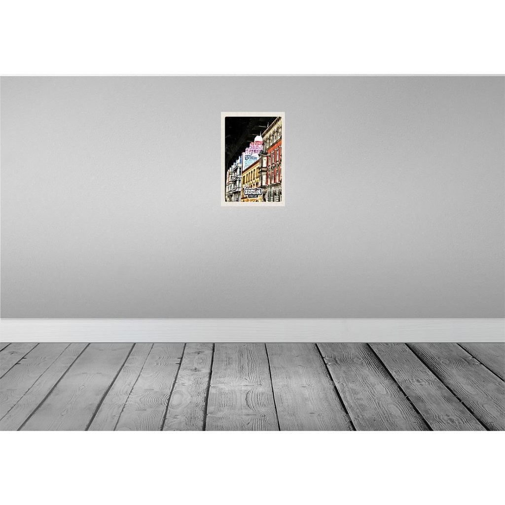 [LA-130571] Blechschild 30x20 cm Berlin Deutschland Graffiti Stret Art Bildmotiv Reisemotiv Abenteuer Reisen Urlaub Bild 2