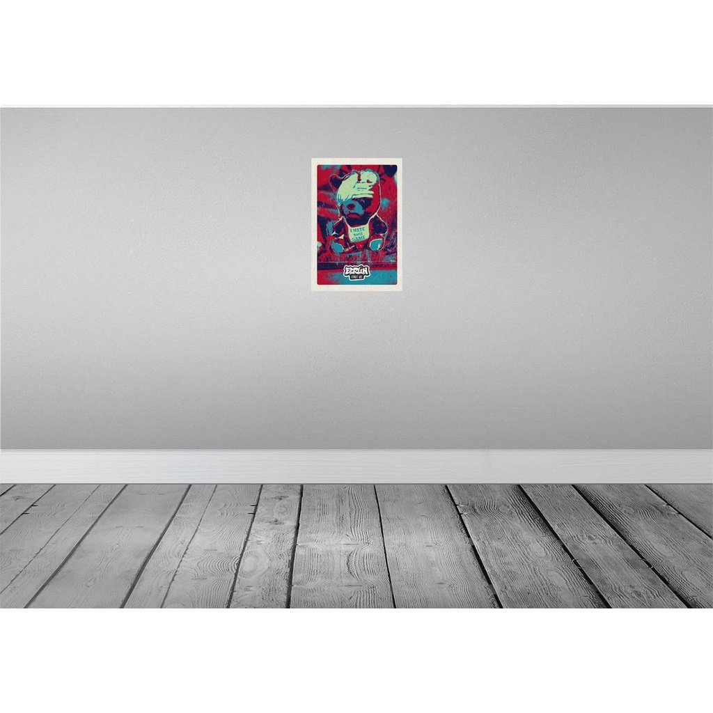 [LA-130591] Blechschild 30x20 cm Berlin Graffiti Reisen Urlaub I hate this Game Kunst Bildmotiv Reisemotiv Abenteuer Bild 2